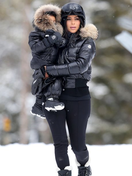 Kim Kasdashian and North