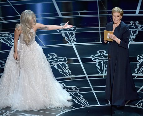 Lady Gaga introduces Julie Andrews