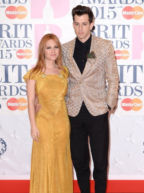 Mark Ronson and Josephine de La Baume BRIT Awards 
