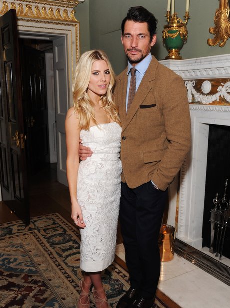 Mollie King and David Gandy