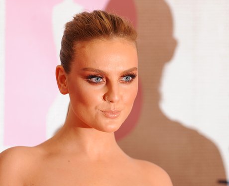 Perrie Edwards BRIT Awards Red Carpet 2015
