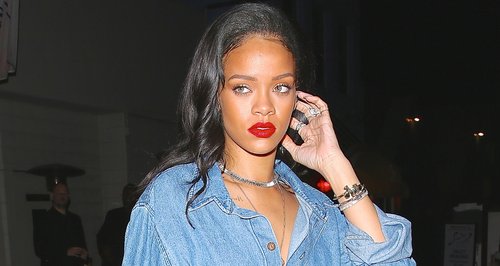 Rihanna Double Denim