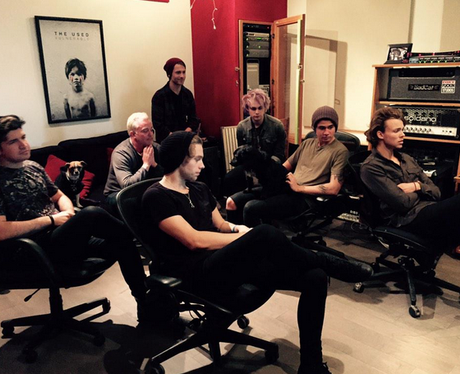 5 Seconds Of Summer Recording Studio Instagram
