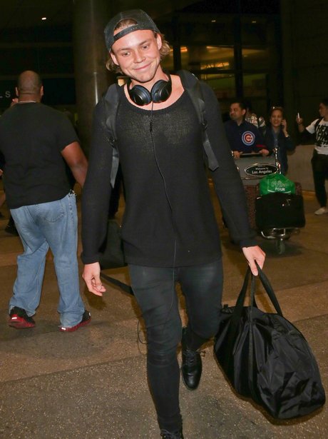 Ashton Irwin at LAX Airport