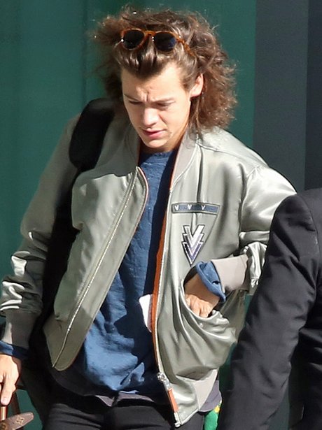 Harry Styles arriving at the airport