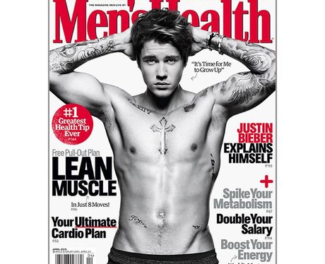Justin Bieber Mens Health Magazine 2015