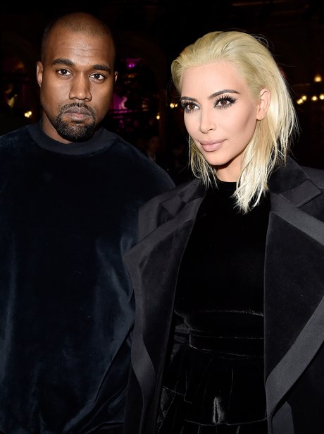 Kim Kardashian with blonde hair