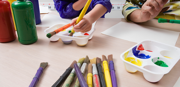 Kids painting