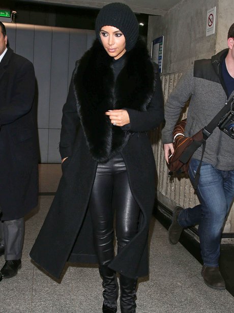 kim kardashian all black outfits