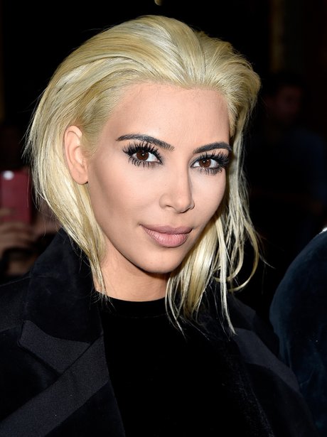 Kim Unveiled Her New Platinum Hair And The Whole World Went Wild