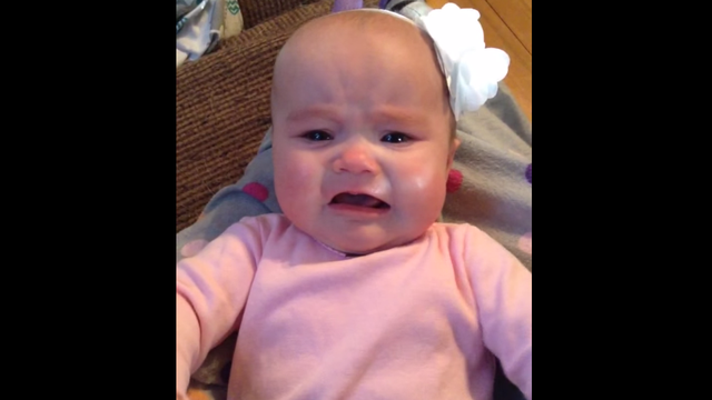 Crying six month old baby really REALLY loves Taylor Swift