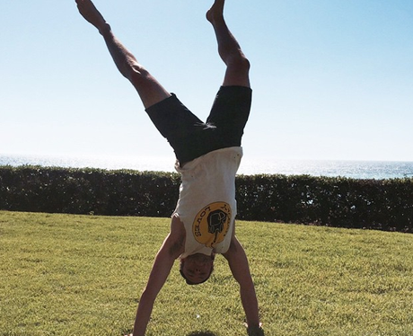 Ashton Irwin Hand Stand