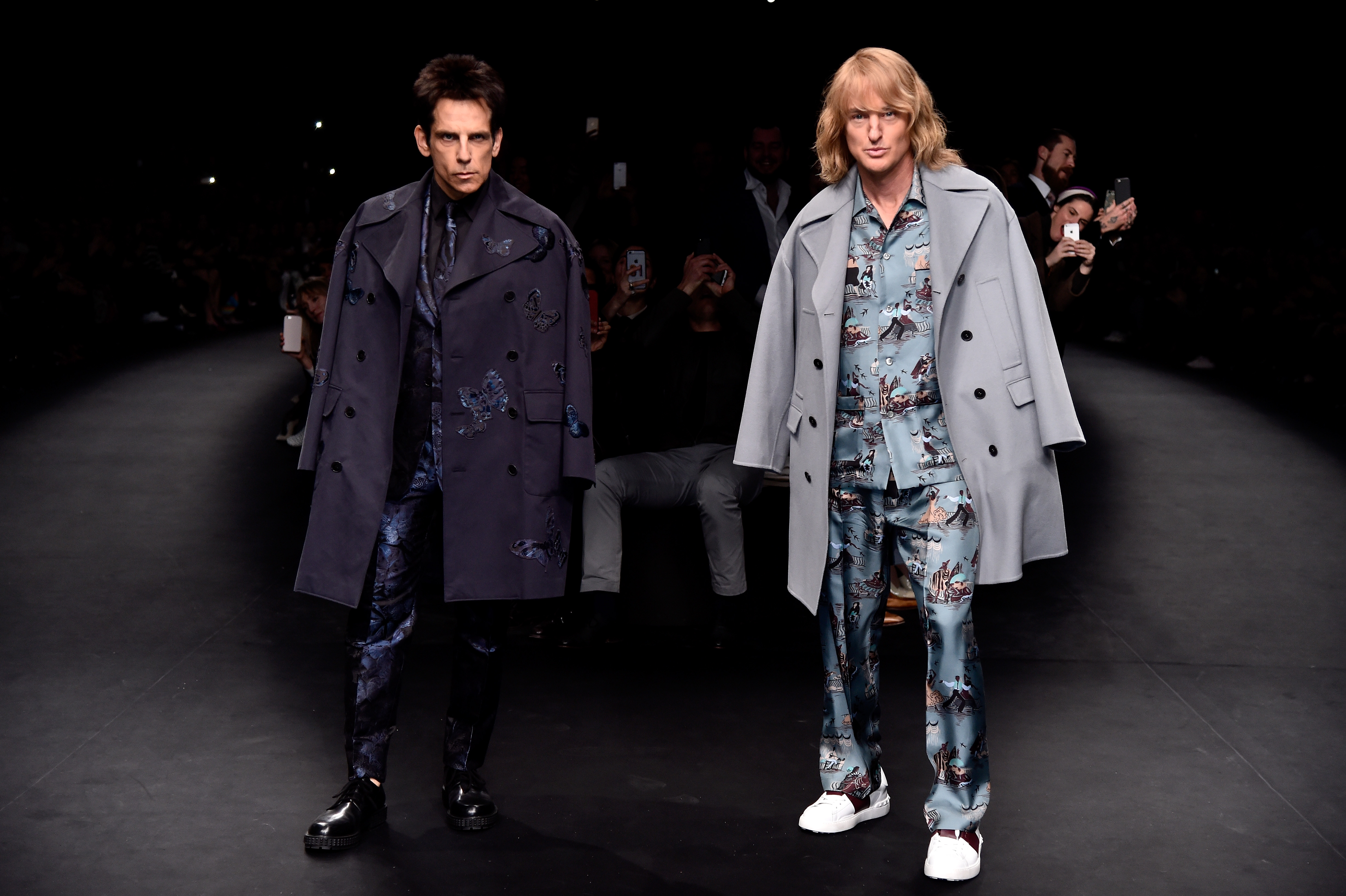 Ben Stiller and Owen Wilson Paris Fashion Week