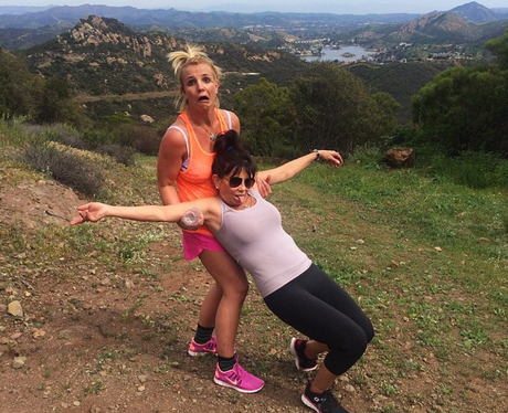 Brintey Spears hiking