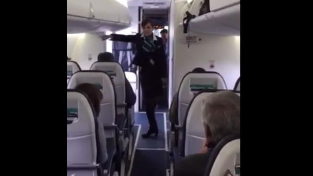 Flight Attendant 'Uptown Funk' Video