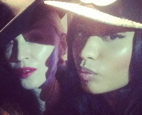 Madonna Nicki Minaj Instagram hats