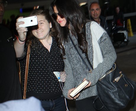 Selena Gomez and Fan