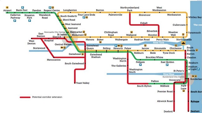 Tyne Wear Metro Extension