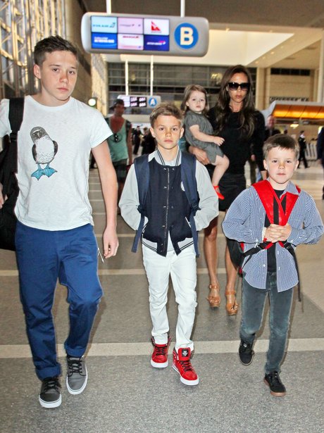 Victoria Beckham and Kids