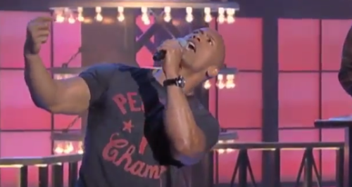 Dwayne Johnson Taylor Swift Lip-Sync