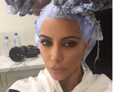 Kim Kardashian Hair Dyse