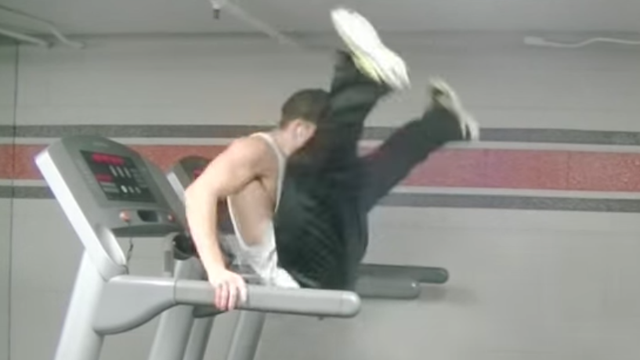 Uptown Funk Treadmill Viral Video