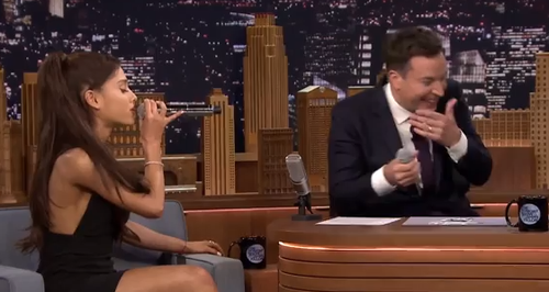 Ariana Grande Jimmy Fallon 