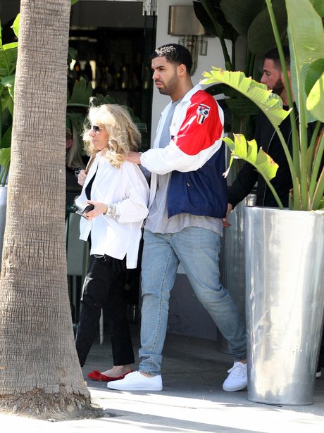 Drake with his Mum