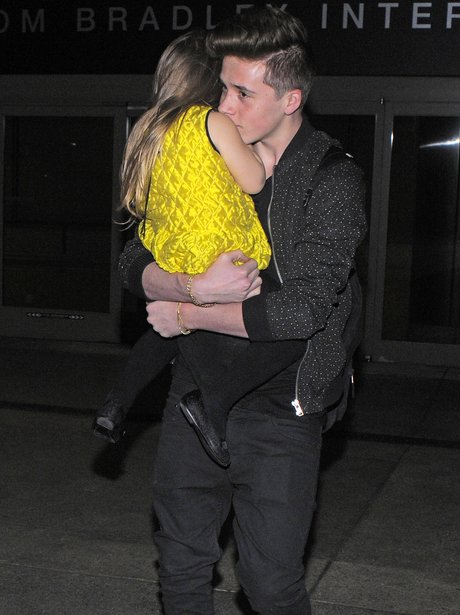 Harper with Brooklyn Beckham