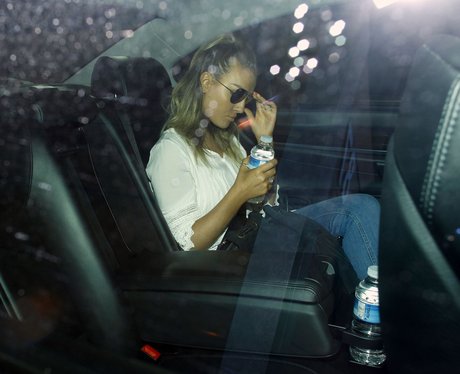 Perrie Edwards leaves her home alone