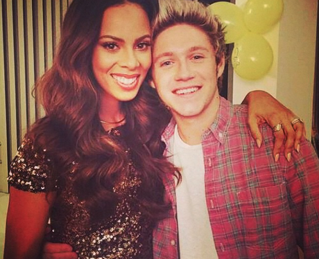 Rochelle Humes with Niall Horan
