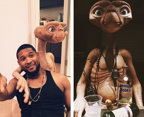 Usher and ET