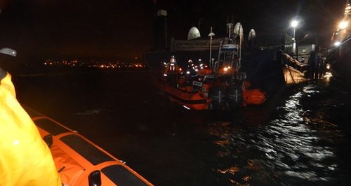 Fawley tub boat capsized rescue Southampton Water