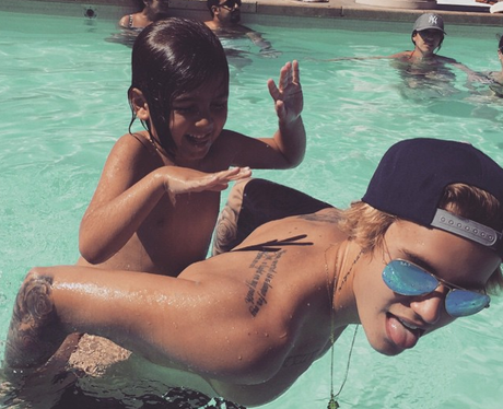 Justin Bieber and Mason Disick