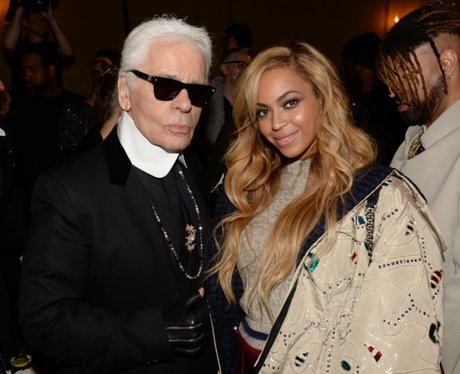 Karl Lagerfeld and Beyonce