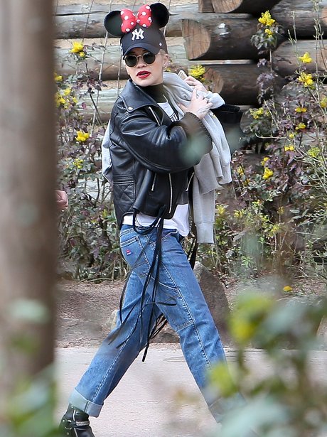 Rita Ora at Disney