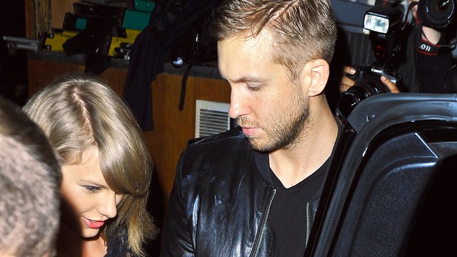 Taylor Swift with Calvin Harris 