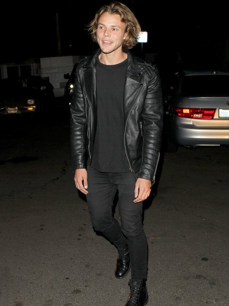 Ashton Irwvin wearing all black