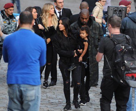 Kim Kardashian, Kanye West and North
