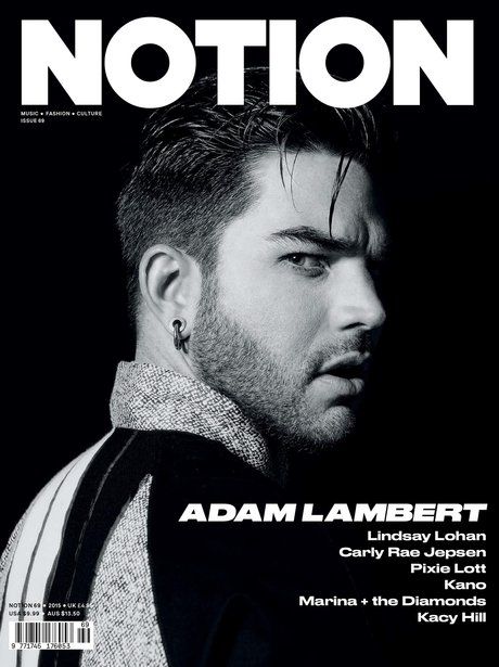 Adam Lambert Notion Magazine 2015