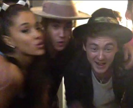 Ariana Grande, Jacke Roche and Justin Bieber
