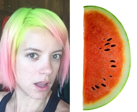 Celebrity Hair Inspired By Food