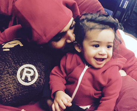 Chris Brown and daughter Royalty