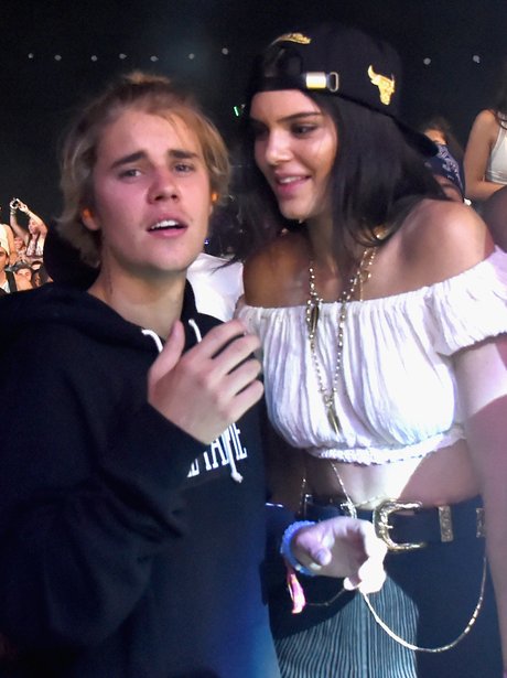Justin Bieber and Kendall Jenner Coachella 2015