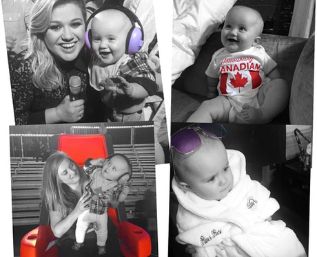 Kelly Clarkson and Baby