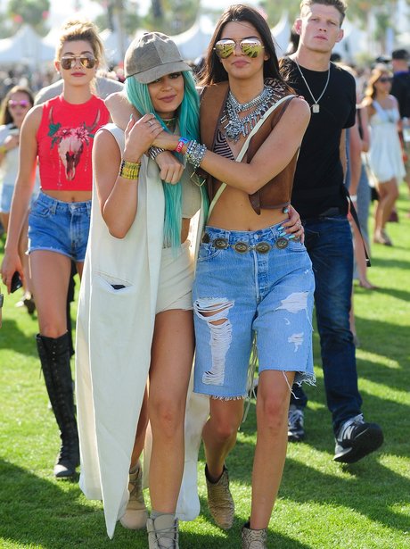 Kendall and Kylie Jenner Coachella 2015