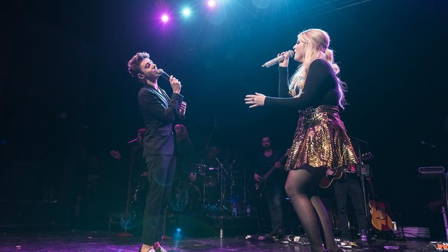 Nathan Sykes Performs With Meghan Trainor