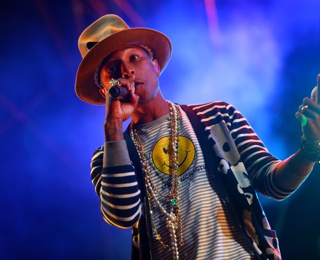 Pharrell Williams at Coachella Festival 2015