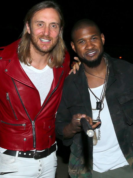 Usher and David Guetta Coachella 2015