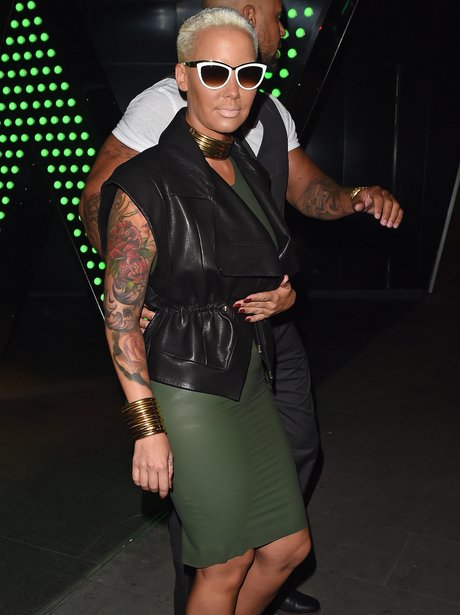 Amber Rose wearing sunglasses